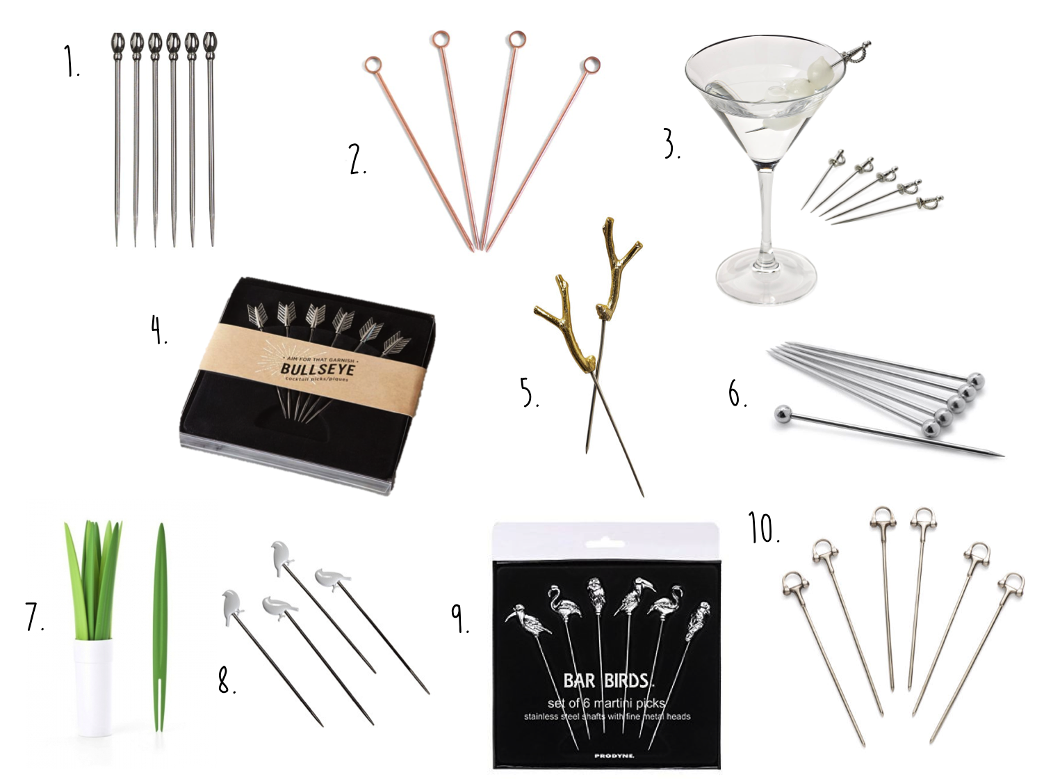 long cocktail toothpicks