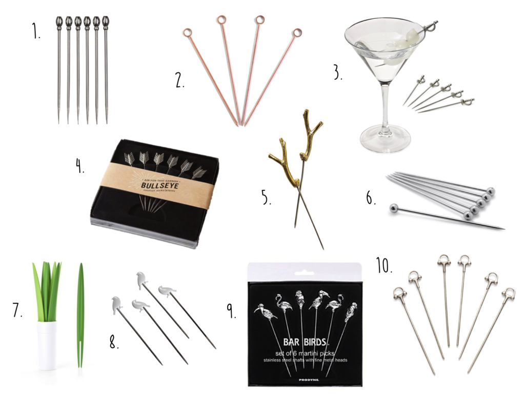 Guide Cocktail Picks Garnish