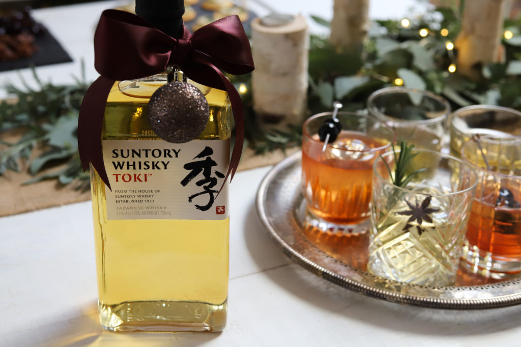 Holiday Cocktails With Suntory Toki Garnish